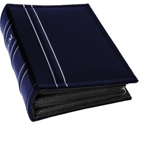 Вкладной альбом ZEP Havana 100 фотографий 13x19 см синий кожзаменитель с верхней прострочкой