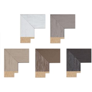 Ceanothe Holzrahmen Karma Bilderrahmen 2,9 cm Flachprofil verschiedene Farben