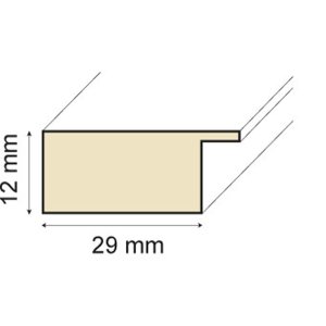 Ceanothe Holzrahmen Karma Bilderrahmen 2,9 cm Flachprofil verschiedene Farben