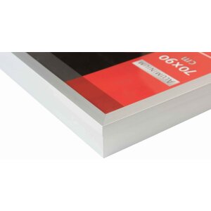 T-Shirt Rahmen 70x90 cm silber Acrylglas