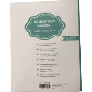 Рисовальный альбом Walther для взрослых 20x28 см, 40 дизайнов