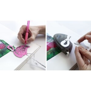 Рисовальный альбом Walther для взрослых 20x28 см, 40 дизайнов