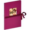Walther Leporello Fun 12 Fotos 10x15 13x18 cm mit Schleife schwarzer Einband