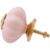 Clayre & Eef 63803 Дверная ручка Ø 4 см Розовая керамика