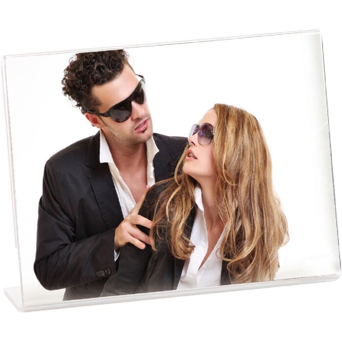 Акриловая портретная рамка для портрета 9x13 см - альбомный формат
