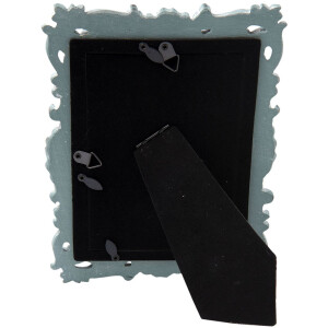 Clayre & Eef 2F0436 Фоторамка 10x15 см бирюзовая пластиковая прямоугольная