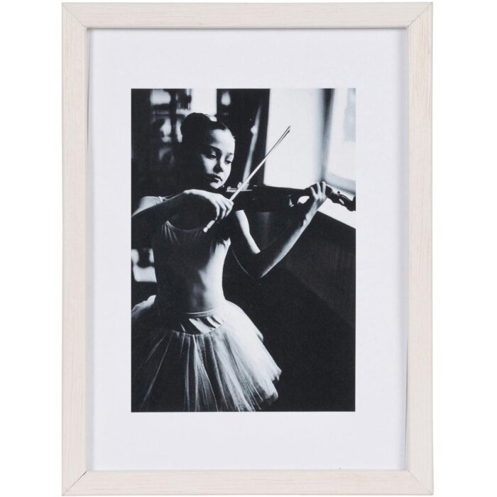 Деревянная рамка Viola 10x15 см белая