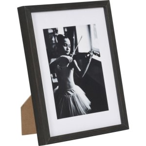 Viola Holzrahmen 10x15 cm dunkelbraun