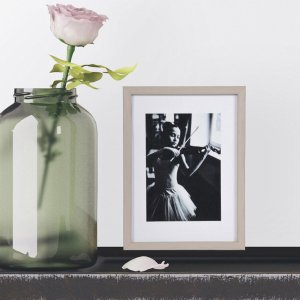 Viola Holzrahmen 10x15 cm beige