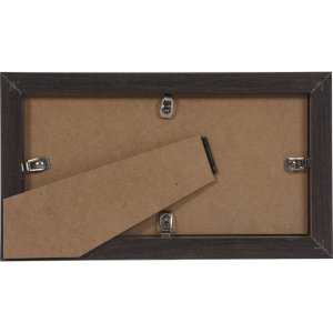 Фоторамка современная 10x20 см темно-коричневая