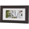 Фоторамка современная 10x20 см темно-коричневая