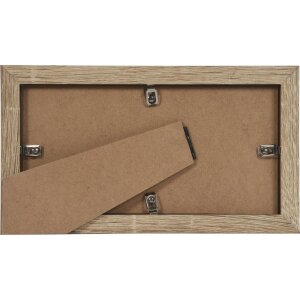 Фоторамка современная 10x20 см средне-коричневая