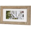 Фоторамка современная 10x20 см средне-коричневая