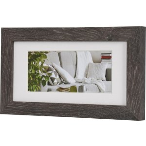 Рамка для фотографий Henzo Модерн 10x20 см темно-серая с паспарту 7x15 см