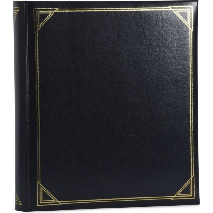 Henzo Fotoalbum Promo blau 29x33,5 cm 100 weiße Seiten Goldprägung