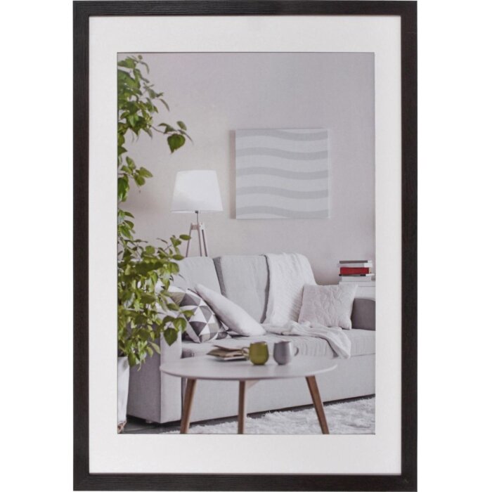 Современная фоторамка 60x90 см темно-коричневая