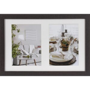 Фотогалерея Модерн 23x35 см темно-коричневый 2 фото 13x18 см