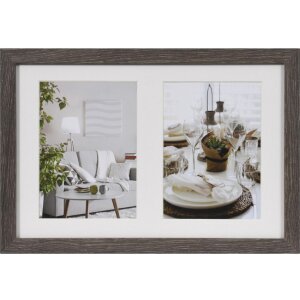 Фотогалерея Модерн 23x35 см темно-серый 2 фото 13x18 см