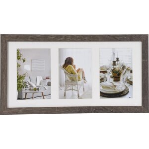 Фотогалерея Модерн 20x40 см темно-серый 3 фото 10x15 см