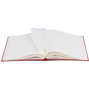 Henzo Jumbo Fotoalbum Nexus rot 29x32 cm 100 weiße Seiten 400 Fotos 10x15 cm