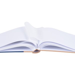 Henzo Jumbo Fotoalbum Chapter blau 30x30 cm 100 weiße Seiten Papiereinband