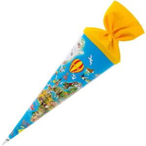 Школьная сумка-конфетница 35 см с картой мира — 93...