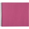 Goldbuch Spiralalbum Bella Vista fuchsia 35x30 cm 40 weiße Seiten Leinen