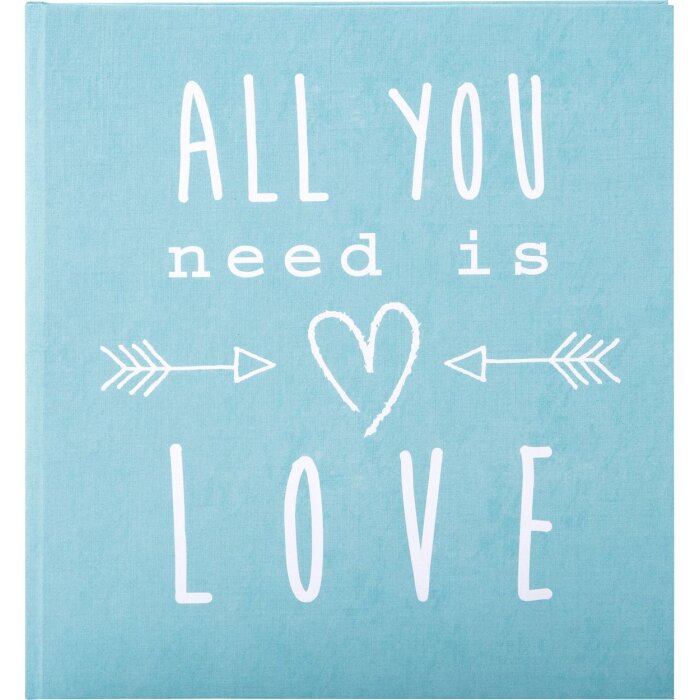 Ежедневник свадебный Goldbuch All you need is love Бирюзовый 23x25 см 44 стр.