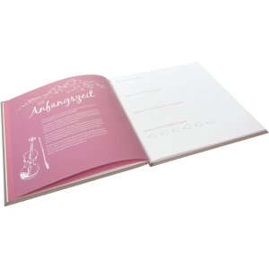 Ежедневник свадебный Goldbuch All you need is love серый 23x25 см 44 стр.