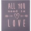 Ежедневник свадебный Goldbuch All you need is love серый 23x25 см 44 стр.