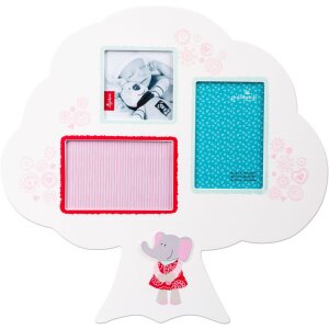 Goldbuch Ele Bele Fotorahmen Baby Portraitrahmen für Kinderzimmer Hochwertig