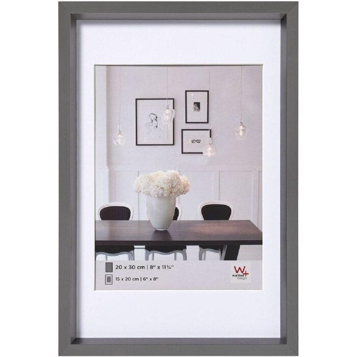 Пластиковая рама Steel Style 15x20 см сталь