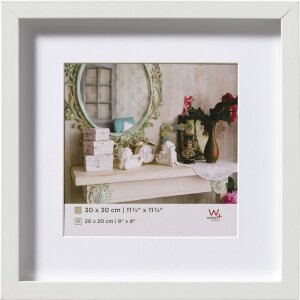 Деревянная рамка Walther 3D Стокгольм белый 30x30 см с...