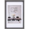 Walther Kunststoffrahmen Steel Style 50x70 cm stahl mit Passepartout 40x60 cm