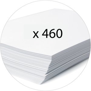 Exacompta Ordner A4 Premium PVC 50 mm 2-Ringmechanik Überbreite