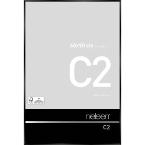 Алюминиевая рама C2 анодированная черная глянцевая 60x90 см