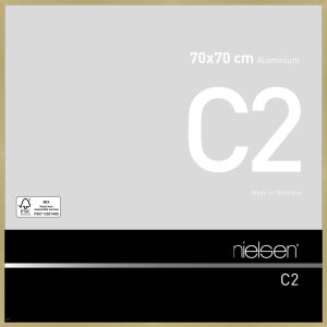 Алюминиевая рама C2 текстурированное золото матовое 70x70 см