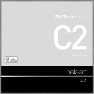 Алюминиевая рама C2 текстурированная серая матовая 70x70 см