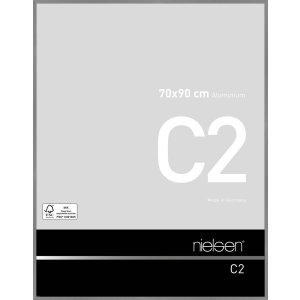 Алюминиевая рама C2 текстурированная серая матовая 70x90 см