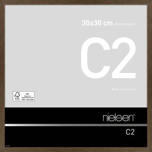 Алюминиевая рама C2 структура орех матовый 30x30 см