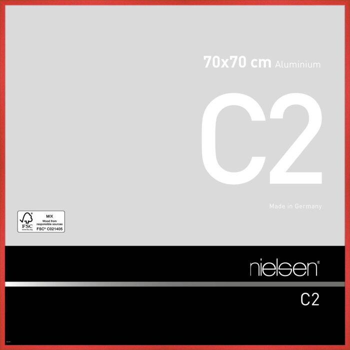 Алюминиевая рама C2 tornado red 70x70 см