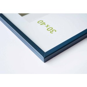 Zoom Holzrahmen 20x20 cm dunkelblau