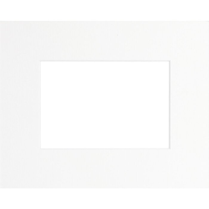 Standard-Passepartout Ceanothe 40x50 cm mit 24x30 cm weiß