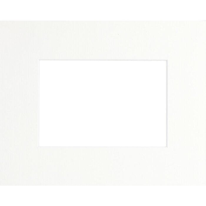 Standard-Passepartout Ceanothe 20x30 cm mit 13x18 cm weiß gebrochen