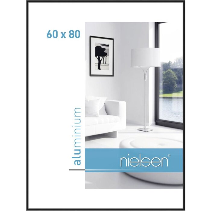 Алюминиевая рама Nielsen Классический анодированный черный 60x80 см