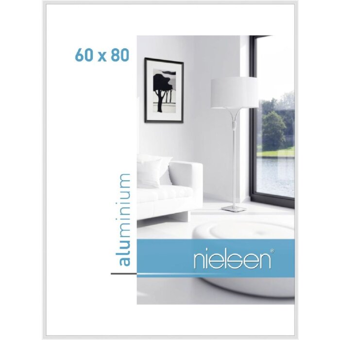 Nielsen алюминиевая рама Классический белый 60x80 см