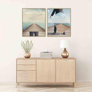 Nielsen алюминиевая рамка Classic platinum 70x100 см