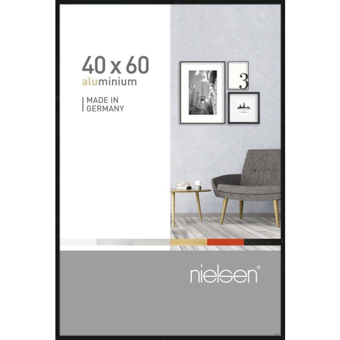 Алюминиевая рамка Pixel 40x60 см черная