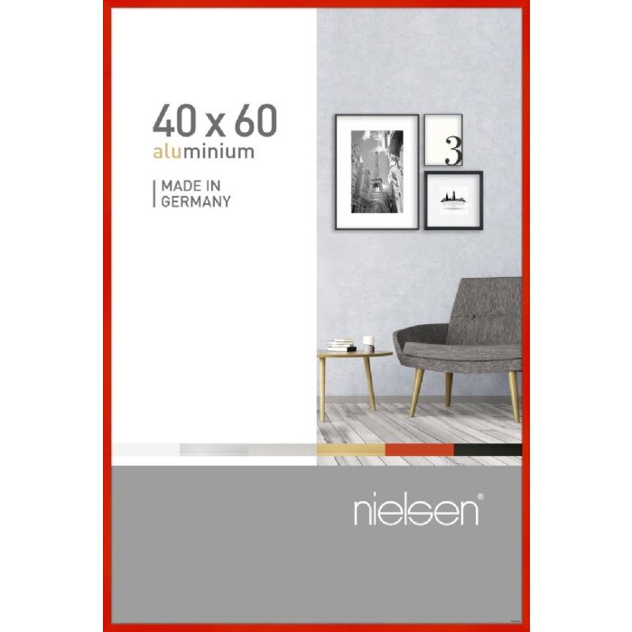 Пиксель 40x60 см торнадо красный алюминиевая рама