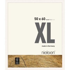 Деревянная рамка Nielsen XL 50x60 см белая непрозрачная